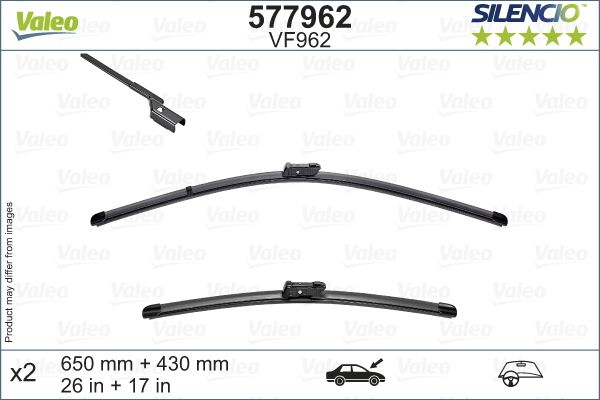 VALEO 577962 Valytuvai