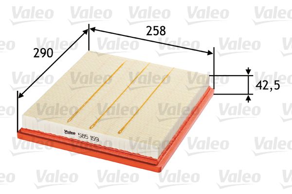 Oro filtras VALEO 585159