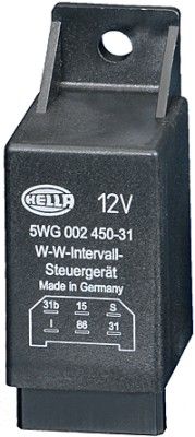 HELLA 5WG 002 450-311 Relė, valymo / plovimo intervalas