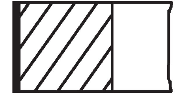MAHLE 607 77 N2 Stūmoklio žiedų komplektas