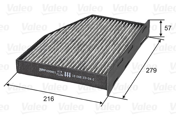 Filtras, salono oras VALEO 698801
