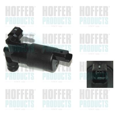 HOFFER 7500126 Vandens siurblys, priekinio stiklo plovimas