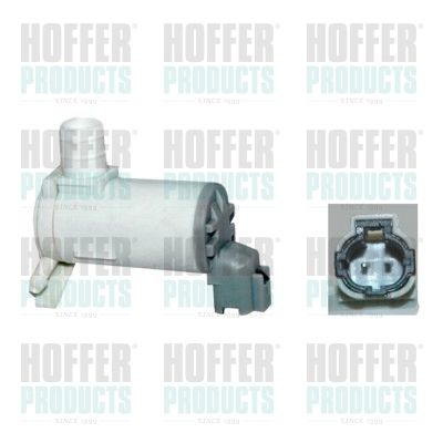 HOFFER 7500155 Vandens siurblys, priekinio stiklo plovimas