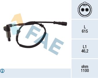 FAE 78024 Jutiklis, rato greitis