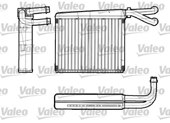 VALEO 812251 Šilumokaitis, salono šildymas