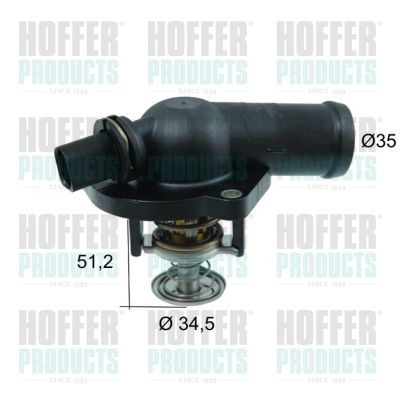 HOFFER 8192730 Termostatas, aušinimo skystis