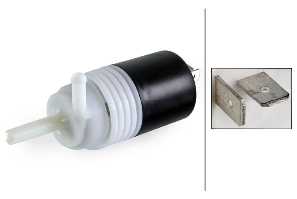 HELLA 8TW 005 496-051 Vandens siurblys, priekinio stiklo plovimas