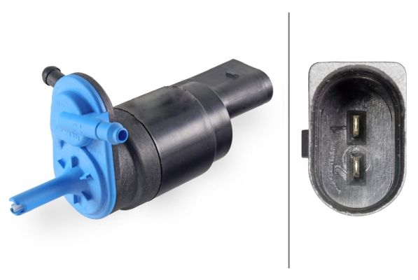 HELLA 8TW 006 847-021 Vandens siurblys, priekinio stiklo plovimas