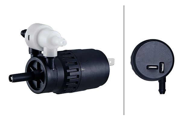 HELLA 8TW 006 849-341 Vandens siurblys, priekinio stiklo plovimas