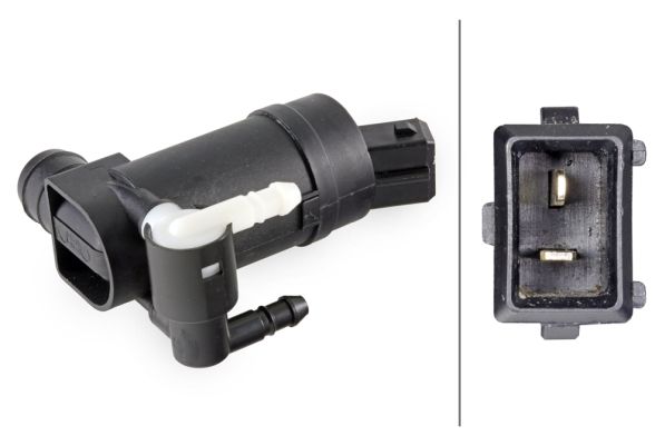 HELLA 8TW 010 958-001 Vandens siurblys, priekinio stiklo plovimas
