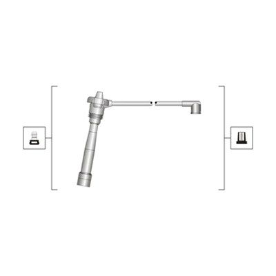 Uždegimo laido komplektas MAGNETI MARELLI 941319170039