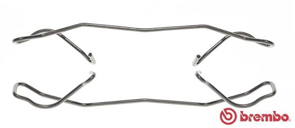 Priedų komplektas, stabdžių apkaba BREMBO A 02 202
