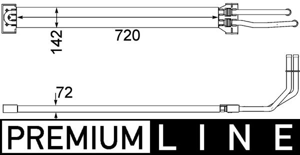 MAHLE CLC109000P Alyvos aušintuvas, vairo sistema