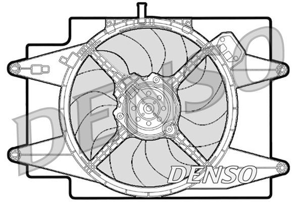 DENSO DER01001 Ventiliatorius, radiatoriaus