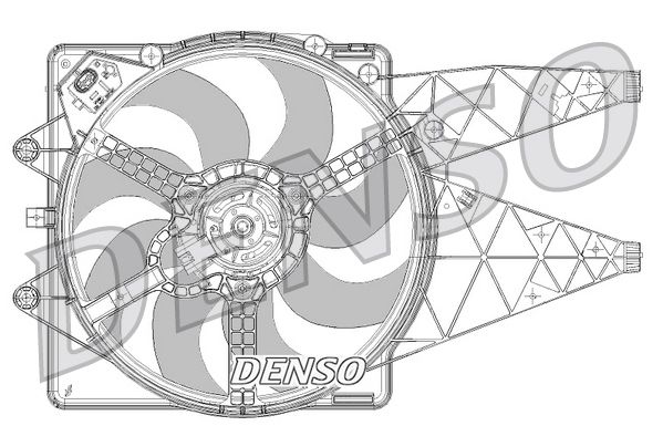 DENSO DER09094 Ventiliatorius, radiatoriaus