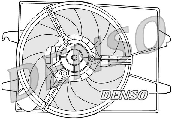 DENSO DER10003 Ventiliatorius, radiatoriaus