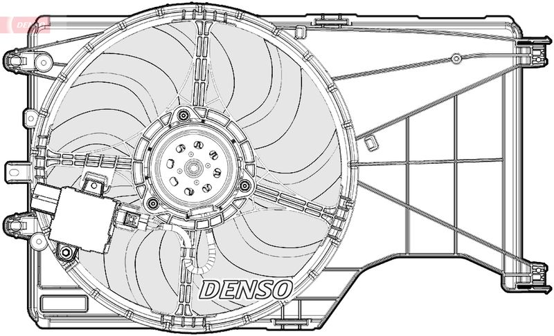 DENSO DER20001 Ventiliatorius, radiatoriaus