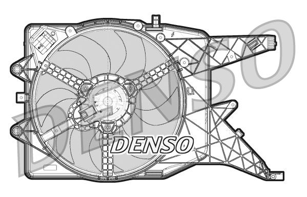 DENSO DER20011 Ventiliatorius, radiatoriaus