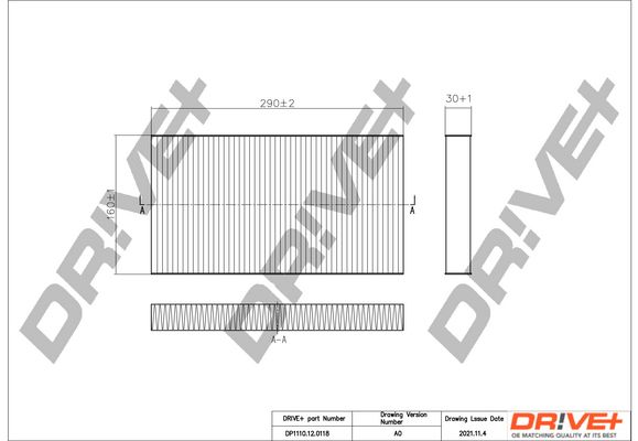 Filtras, salono oras Dr!ve+ DP1110.12.0118
