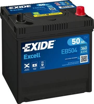 Starterio akumuliatorius EXIDE EB504