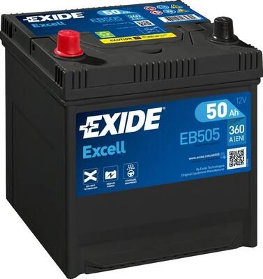 Starterio akumuliatorius EXIDE EB505