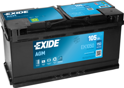 Starterio akumuliatorius EXIDE EK1050