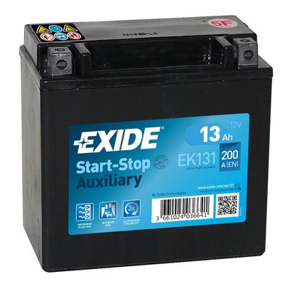 EXIDE EK131 Starterio akumuliatorius