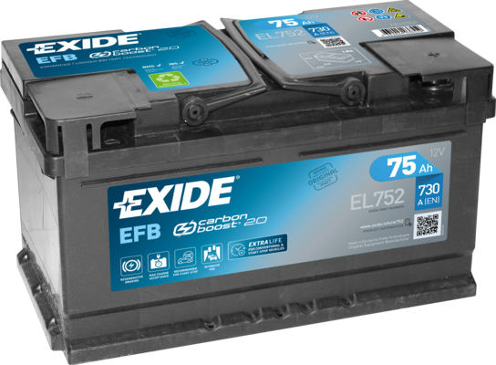 Starterio akumuliatorius EXIDE EL752