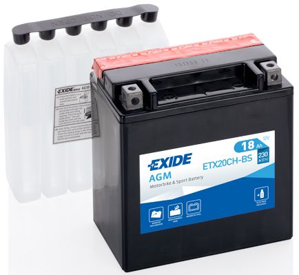 Starterio akumuliatorius EXIDE ETX20CH-BS