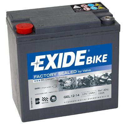 Starterio akumuliatorius EXIDE GEL12-14