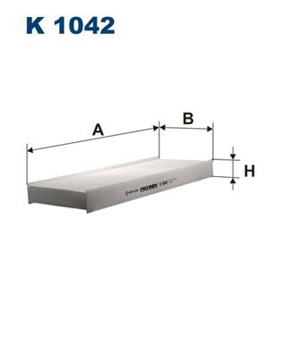 Filtras, salono oras FILTRON K 1042