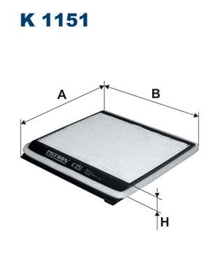 Filtras, salono oras FILTRON K 1151