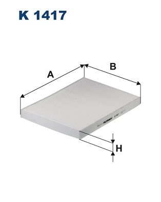 Filtras, salono oras FILTRON K 1417