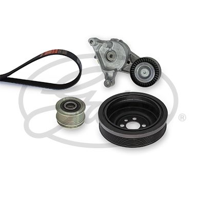 GATES K176PK1053 V formos rumbuotas diržas, komplektas