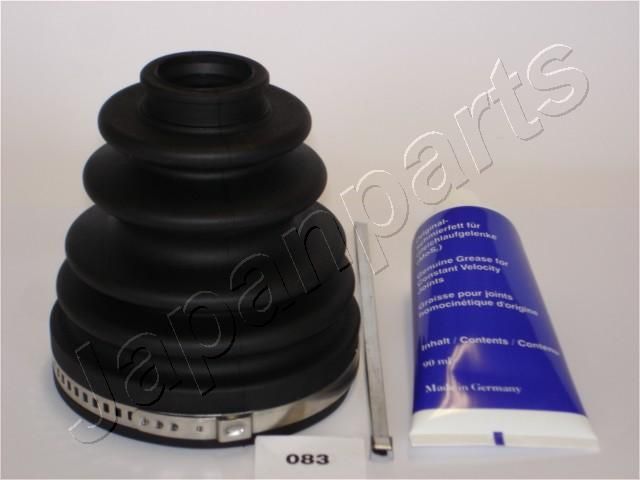 JAPANPARTS KB-083 Gofruotoji membrana, kardaninis velenas