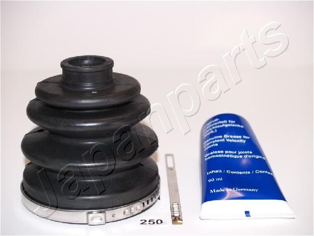 JAPANPARTS KB-250 Gofruotoji membrana, kardaninis velenas
