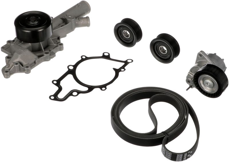 GATES KP26PK2260-1 Vandens siurblys + V formos rumbuotas diržas, komplektas