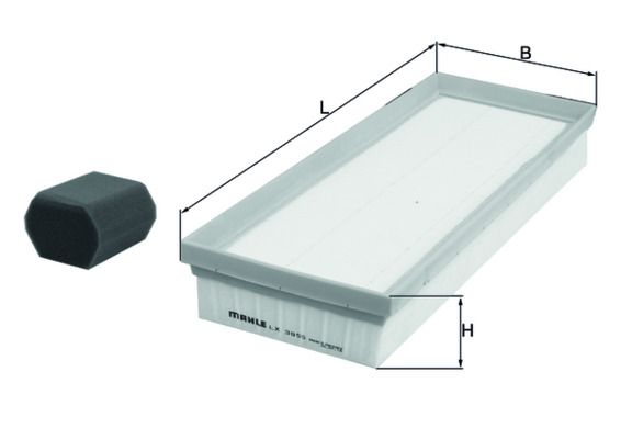 Oro filtras KNECHT LX 3955KIT