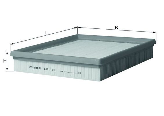 Oro filtras KNECHT LX 432