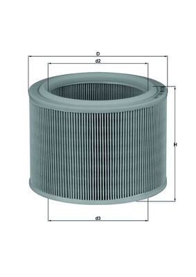 KNECHT LX 486 Oro filtras
