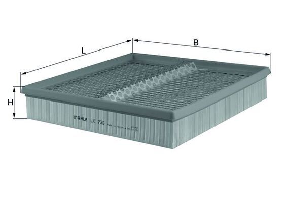 Oro filtras KNECHT LX 736