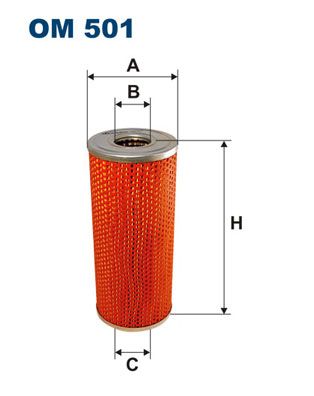 Alyvos filtras FILTRON OM 501