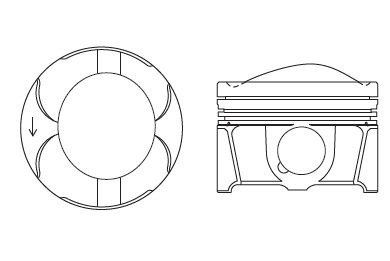 FAI AutoParts PK26-050 Stūmoklis
