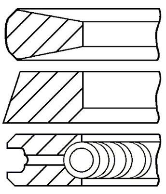 FAI AutoParts PR25-000 Stūmoklio žiedų komplektas