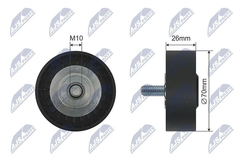 NTY RNK-BM-036 Kreipiantysis skriemulys, V formos diržas
