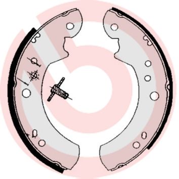Stabdžių trinkelių komplektas BREMBO S 24 512