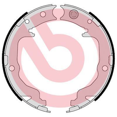 Stabdžių trinkelių komplektas, stovėjimo stabdis BREMBO S11511