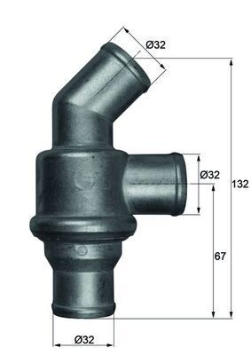 MAHLE TH 16 80 Termostatas, aušinimo skystis