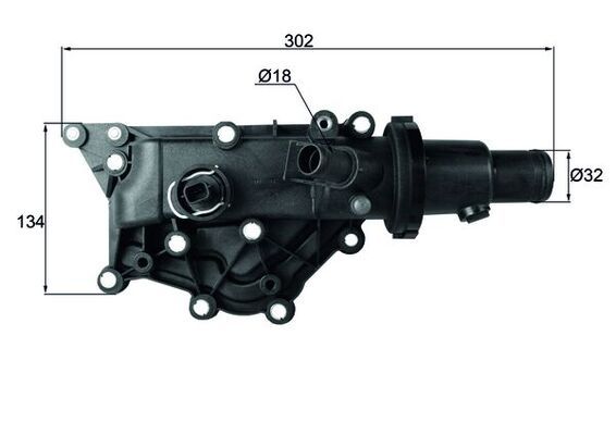 MAHLE TH 59 83 Termostatas, aušinimo skystis