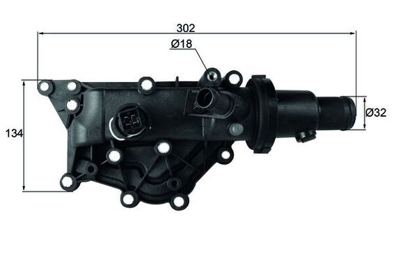 MAHLE TH 60 89 Termostatas, aušinimo skystis